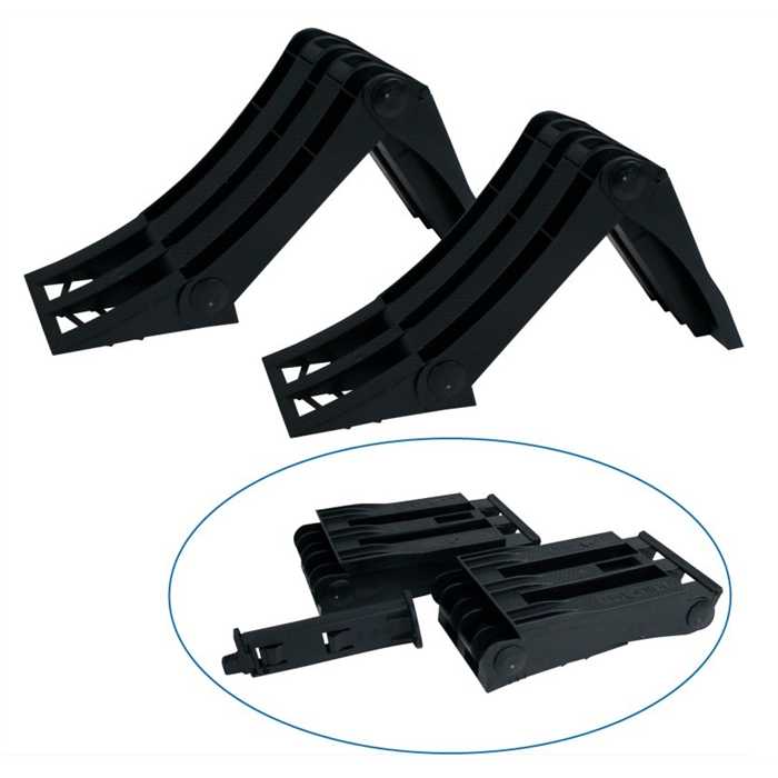 2 calles pliables "Origamy 36" + 1 support noir plastique 2 calles pliables "Origamy 36" + 1 support noir plastique