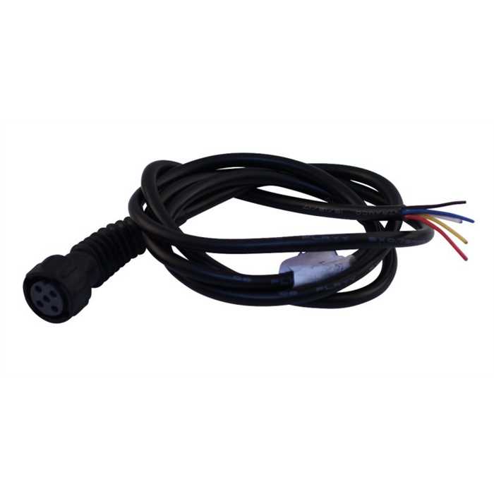 faisceau de câble avec extrémité ouverte gauche 1.5m connexion à baïonnette 5 pôles faisceau de câble avec extrémité ouverte gauche 1.5m connexion à baïonnette 5 pôles