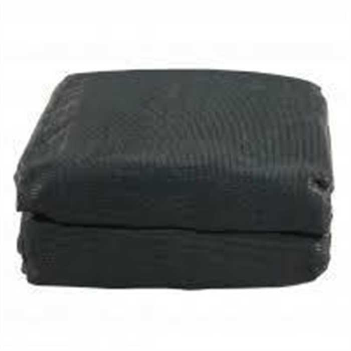 Filet de sécurité de lourde qualité 3200x1600mm PVC, 350 gr/m2 noir foncé RAL 9005 Filet de sécurité de lourde qualité 3200x1600mm PVC, 350 gr/m2 noir foncé RAL 9005