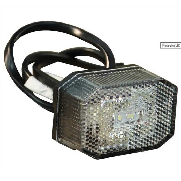 Flexipoint LED blanc DC 50cm cable Flexipoint LED blanc DC 50cm cable