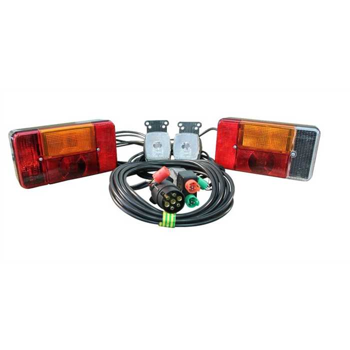 kit d'eclairage serie 5001 prise 7 broches 5000mm 1500mm kit d'eclairage serie 5001 prise 7 broches 5000mm 1500mm