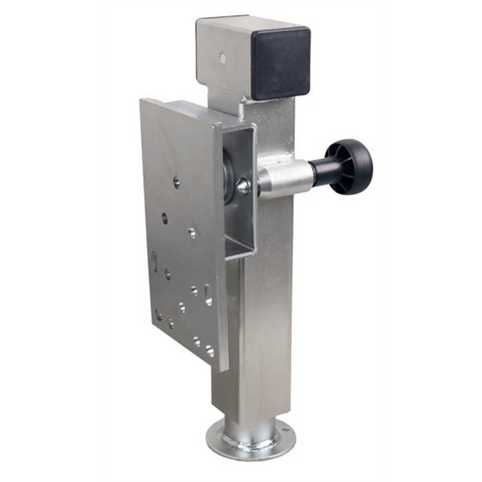 Pied béquille basculante SF60-DSA- SW19 universel avec montage étendu ?60 ?60mm 1300kg zingué 430mm Pied béquille basculante SF60-DSA- SW19 universel avec montage étendu ?60 ?60mm 1300kg zingué 430mm