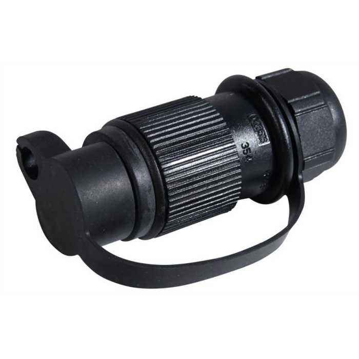 prise male plastique 3 pôles 12V prise male plastique 3 pôles 12V