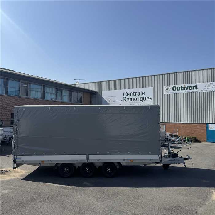 Remorque Hapert PORTE- ENGIN à plateau basculant - IndigoHT-3 - 505x220 - 3500KG Remorque Hapert PORTE- ENGIN à plateau basculant - IndigoHT-3 - 505x220 - 3500KG