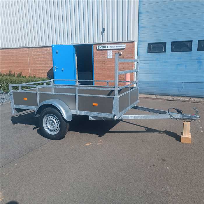 Remorque Syma 225 x 131 bois - 1 essieu - 750KG Remorque Syma 225 x 131 bois - 1 essieu - 750KG