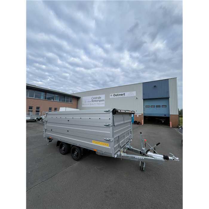 RemorqueTACK Speedyloader - fonction twin trailer - 3500 kg - 400 x 192 - 2 essieux RemorqueTACK Speedyloader - fonction twin trailer - 3500 kg - 400 x 192 - 2 essieux