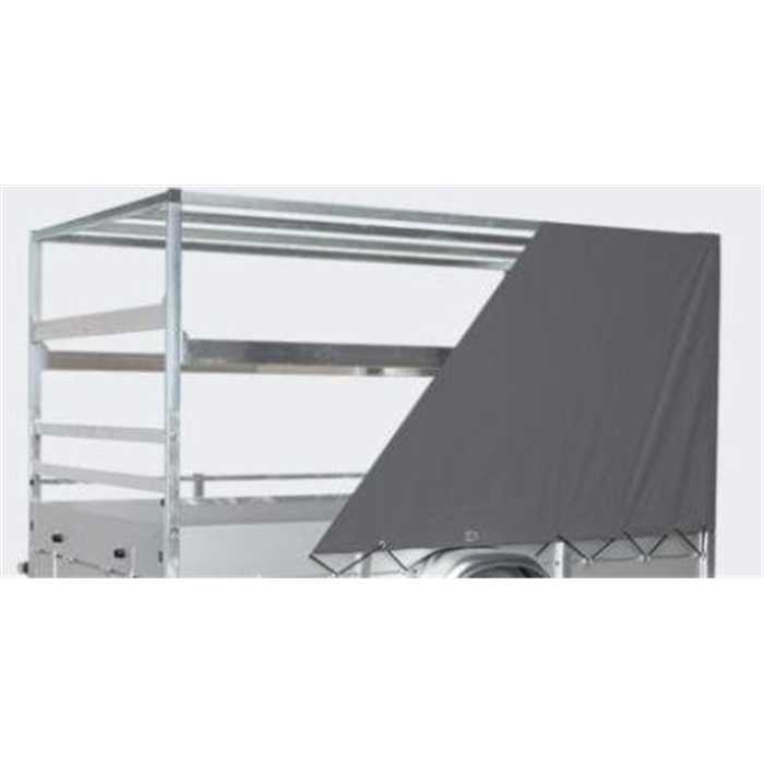 Structure métalique + bache 225 x131 x 150 pour remorque Syma bois 225 x131 Structure métalique + bache 225 x131 x 150 pour remorque Syma bois 225 x131